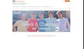 
							         Home Page | fraternity and sorority ministry - InterVarsity								  
							    
