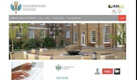 
							         Home Page - Goodenough College								  
							    