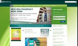 
							         Home page - HealthTeam - Michigan State University								  
							    