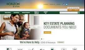 
							         Home Page - Horizon Bank | Horizon Bank								  
							    