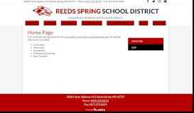 
							         Home Page – Instruction – Reeds Spring School District								  
							    