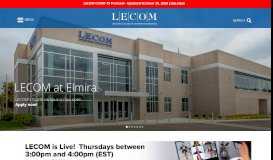 
							         Home Page - LECOM Education System								  
							    
