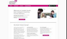 
							         Home Page - London South East Colleges								  
							    