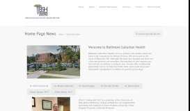 
							         Home Page News - Baltimore Suburban Health								  
							    