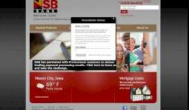 
							         Home Page - NSB Bank								  
							    