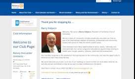 
							         Home Page | Rotary Club of Doncaster - ClubRunner								  
							    