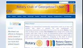 
							         Home Page | Rotary Club of Georgetown-Sun City - ClubRunner								  
							    