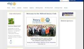 
							         Home Page | Rotary Club of Milford, New Hampshire - ClubRunner								  
							    