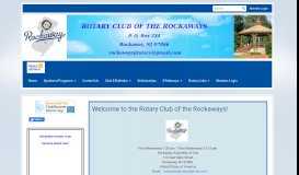 
							         Home Page | Rotary Club of Rockaway - ClubRunner								  
							    