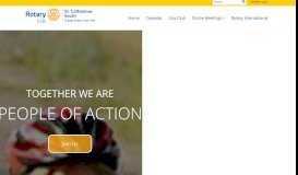 
							         Home Page | Rotary Club of St. Catharines South - ClubRunner								  
							    