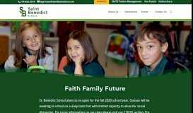 
							         Home Page - St. Benedict SchoolSt. Benedict School | School Website								  
							    