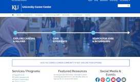 
							         Home Page | University Career Center								  
							    