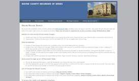 
							         Home Page - wayne county recorder of deeds								  
							    