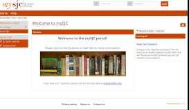 
							         Home Page | Welcome to mySJC								  
							    