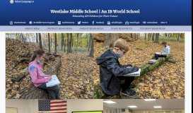 
							         Home Page - Westlake Middle School | An IB World School								  
							    