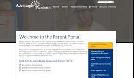
							         Home - Parent Portal - Advantage Academy								  
							    