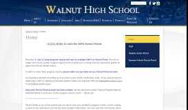 
							         Home – Parent Portal – Walnut High School								  
							    