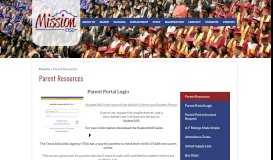 
							         Home – Parents – Mission Consolidated Independent School ...								  
							    