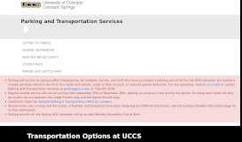 
							         Home | Parking & Transportation Services | University of Colorado ...								  
							    