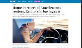 
							         Home Partners of America puts renters in buying seat - Inman								  
							    