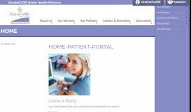 
							         home-patient-portal - CharterCARE Home Health Services								  
							    