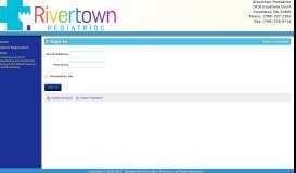 
							         Home - Patient Portal - Patient Portal | RiverTown Pediatrics								  
							    