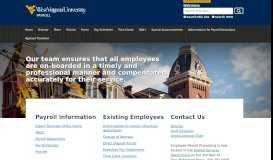 
							         Home | Payroll & Employee Processing | West Virginia University								  
							    