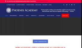 
							         Home - Phoenix Academy Public Charter School								  
							    