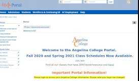 
							         Home | Portal - Angelina College								  
							    