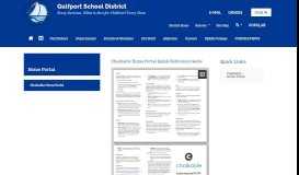
							         Home Portal / Chalkable Home Portal - Gulfport - Gulfport School District								  
							    