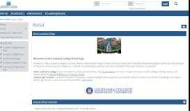 
							         Home | Portal - Louisiana College								  
							    