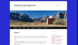 
							         Home | Portal to the Universe - AstroPixels								  
							    