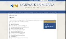 
							         Home – PowerSchool – Norwalk La Mirada Unified School District								  
							    