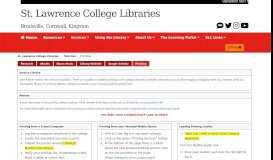 
							         Home - Printing - LibGuides at St. Lawrence College								  
							    