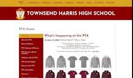 
							         Home – PTA – Townsend Harris High School								  
							    