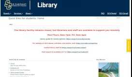 
							         Home - Quick links for students - Library Research ... - SC4 Library								  
							    