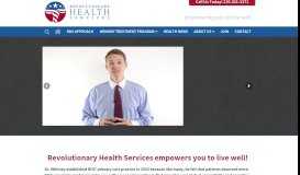 
							         Home - Revolutionary Health ServicesRevolutionary Health Services								  
							    