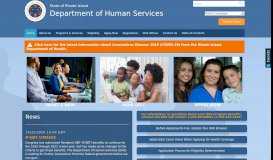 
							         Home- Rhode Island -Department of Human Services								  
							    