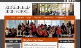 
							         Home - Ridgefield High School (Ridgefield Public Schools)								  
							    