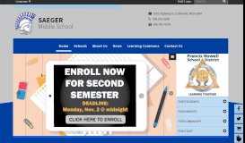 
							         Home - Saeger Middle - Francis Howell School District								  
							    