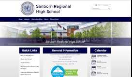 
							         Home - Sanborn Regional High School								  
							    