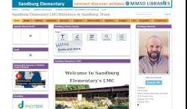 
							         Home - Sandburg Elementary LMC/Biblioteca de Sandburg ...								  
							    