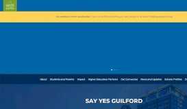 
							         Home - Say Yes to Education - Guilford								  
							    