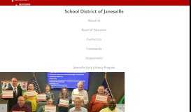
							         Home - School District of Janesville								  
							    