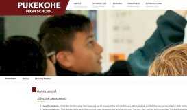 
							         Home-School Partnership - Pukekohe High School								  
							    