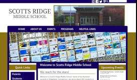 
							         Home - Scotts Ridge Middle School (Ridgefield Public Schools)								  
							    