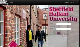 
							         Home - Sheffield Hallam University								  
							    