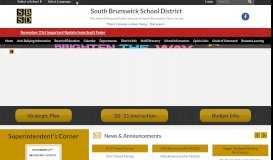 
							         Home - South Brunswick Board of Education								  
							    