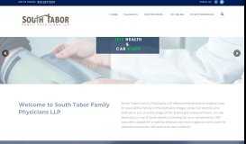 
							         Home - South Tabor Family Physicians LLPSouth Tabor Family ...								  
							    