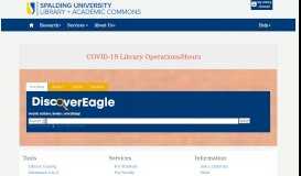 
							         Home - Spalding Library + Academic Commons Website - Spalding ...								  
							    